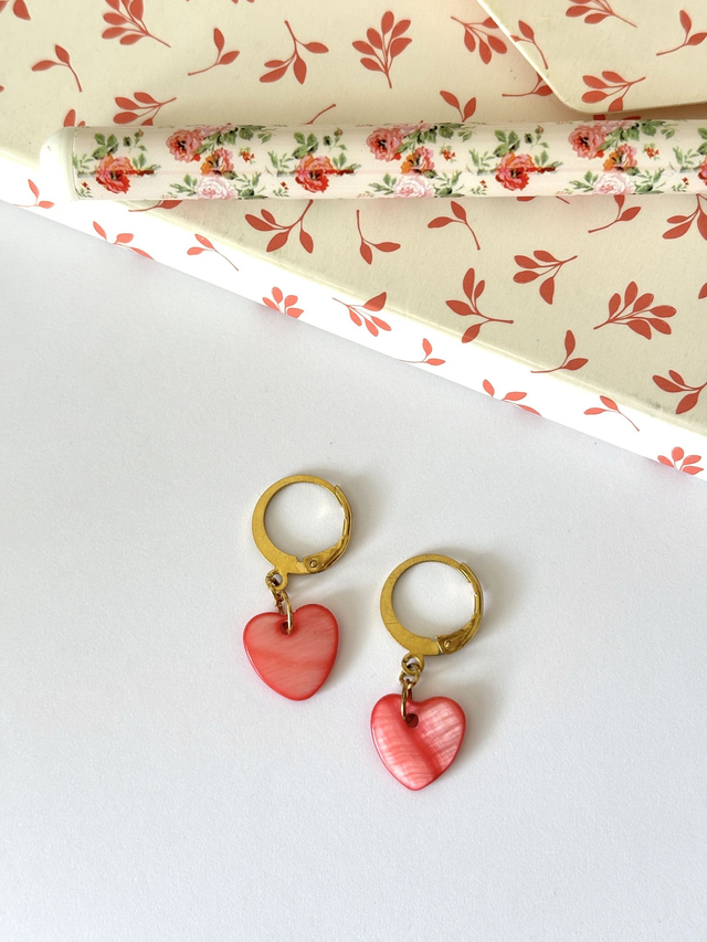 Boucles d'oreilles enfant "Valentine"