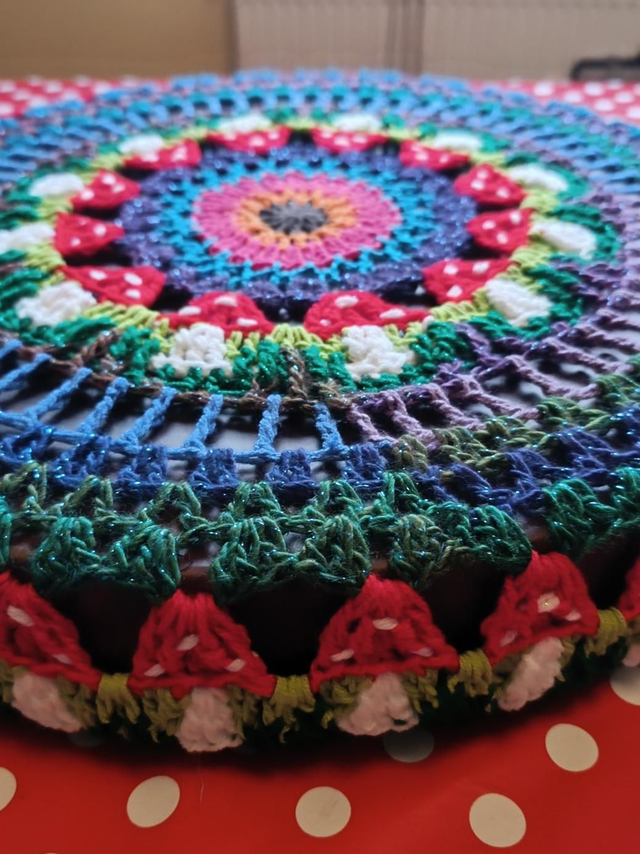 Shroom drum cover. Made to order