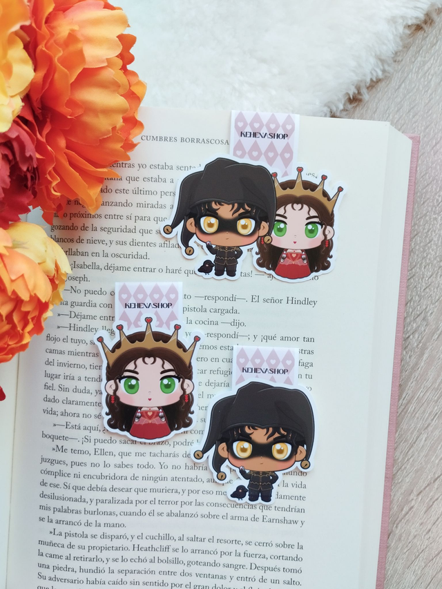 Sin corazón/Heartless - Marcapáginas magnéticos/Magnetic bookmarks