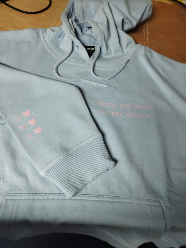 I Wear My Heart On My Sleeve Hoody 