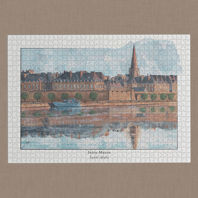 Puzzle 1000 pièces - Bretagne - Intra Muros