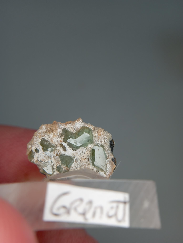 Grenats vert sur gange 