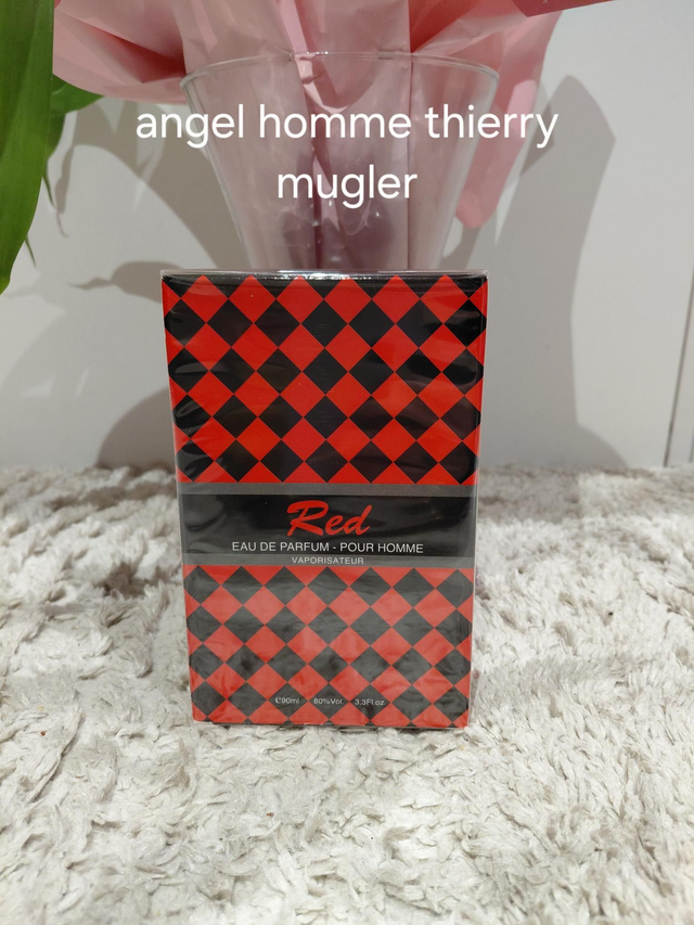 🌈 Parfum Homme RED (Thierry Mugler Angel Homme )–  Audacieux et Unique🌈