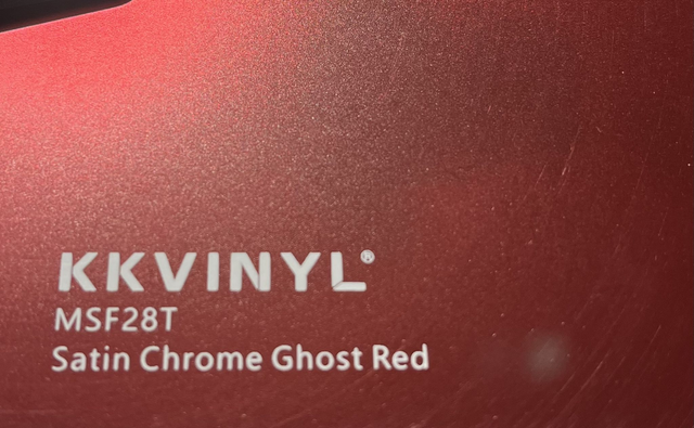 Satin Chrome Ghost Red