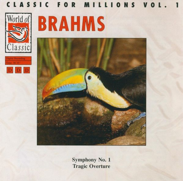Brahms* – Symphony No. 1 / Tragic Overture Audio CD