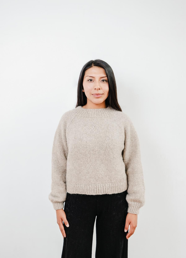Alpaca Pullover CHOMPA - beige