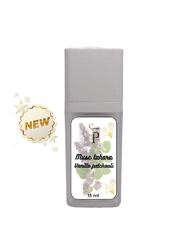 Musc intime tahara avec pompe Vanille patchouli