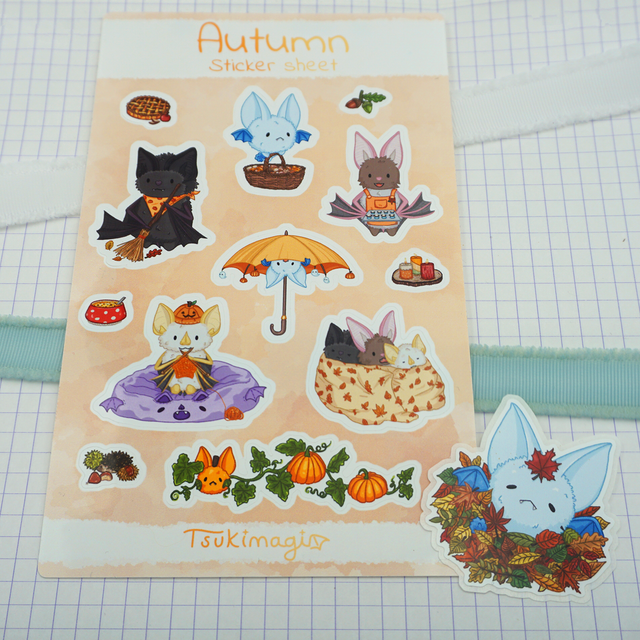Planche de stickers - Automne 