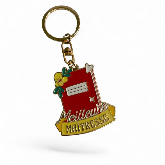 Porte clés métal meilleure maîtresse 