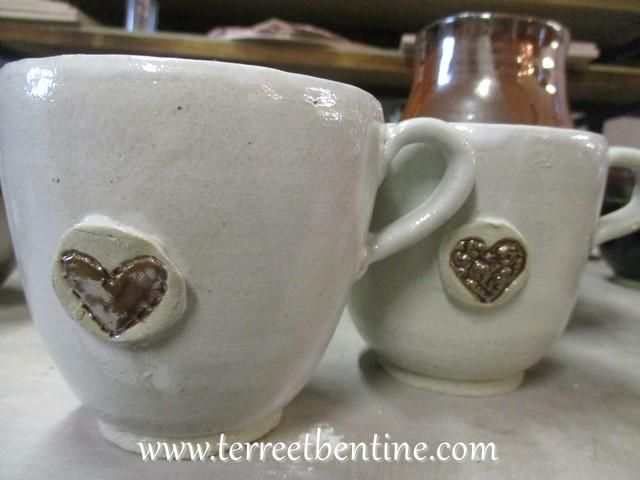 TASSE, MUG tasses "coeurs"