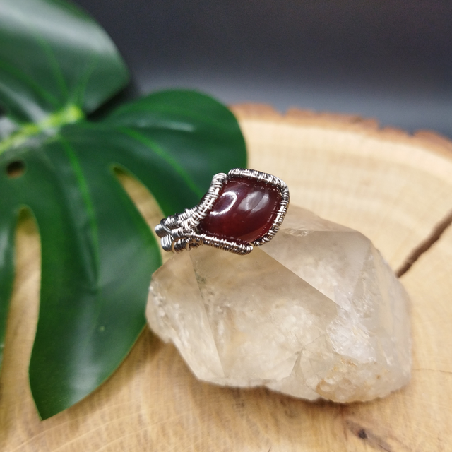 Bague Grenat - Pièce Unique