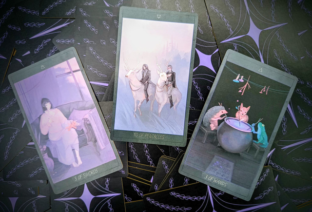 Honey & Lavender Tarot: fairy tale and fantasy deck * by Lida Pavlova & xié