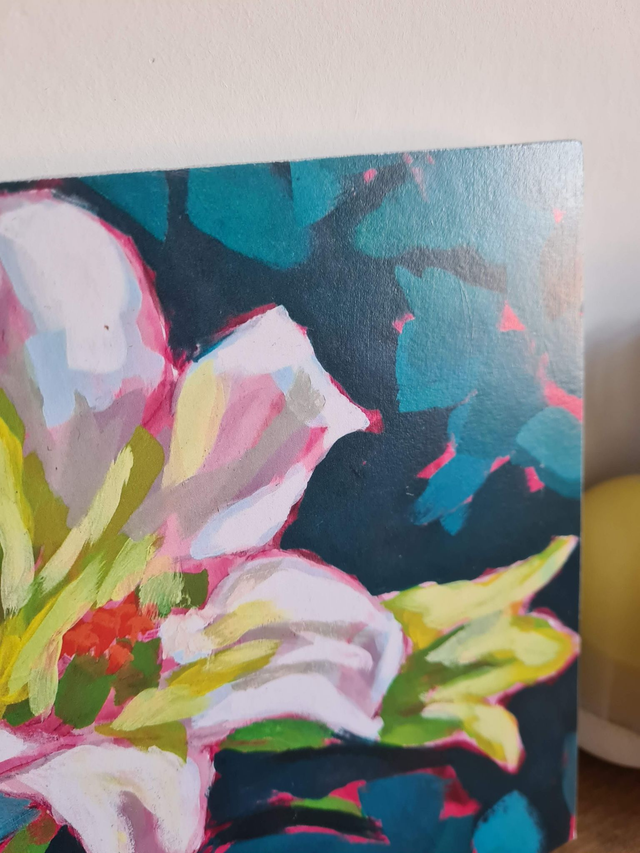 Lily quality print on cradled board ready to hang
