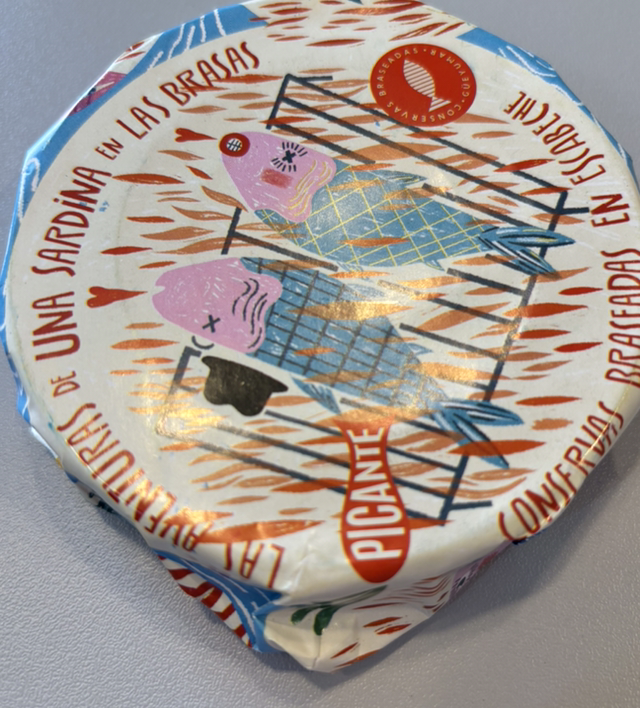 Colas de sardina a la brasa en escabeche Picante