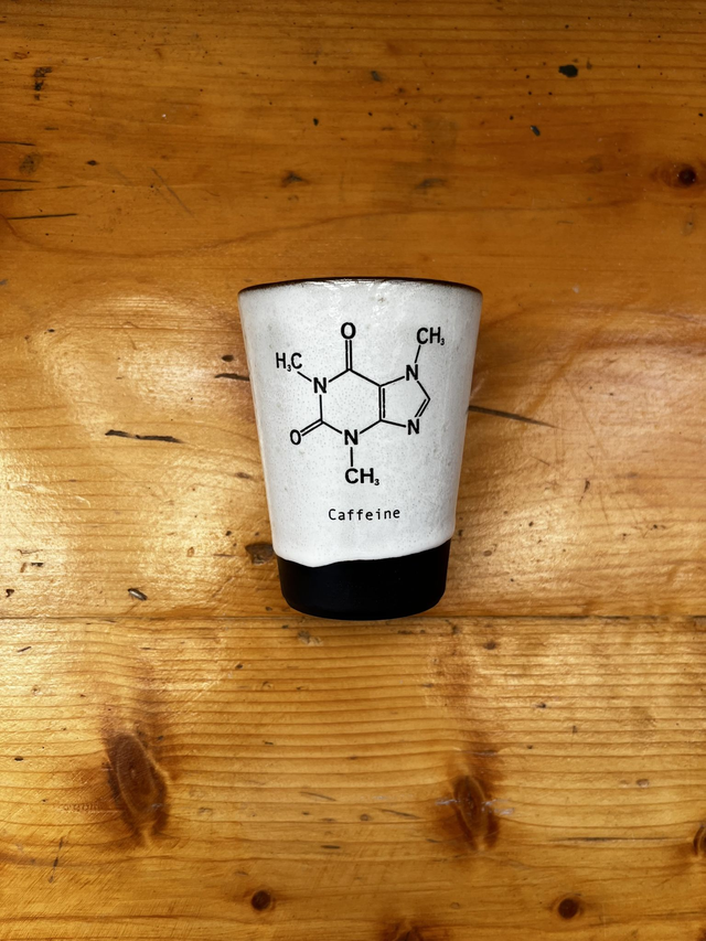Kaffeebecher Chemisches Symbol Caffeine