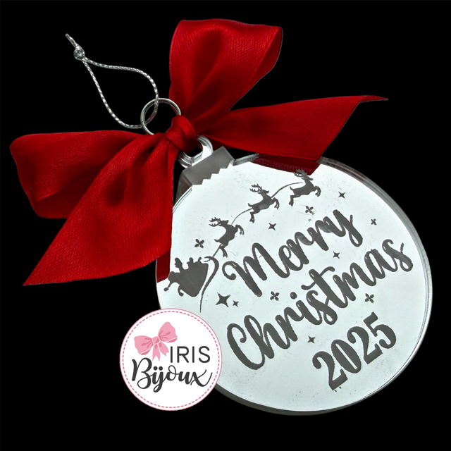 Decorazione natalizia Merry Christmas Slitta 