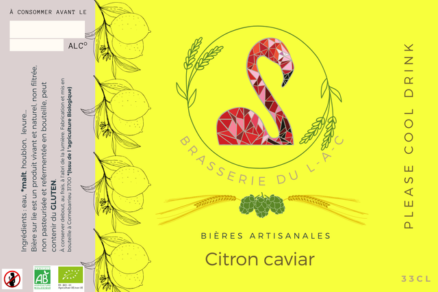 Bière Blanche "La Citron"
