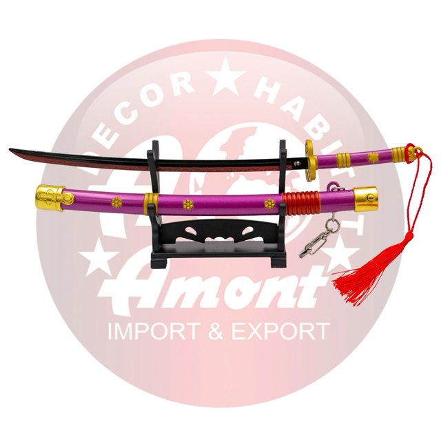 Llavero katana Enma de Zoro de One Piece A11775, de 23.5 cm