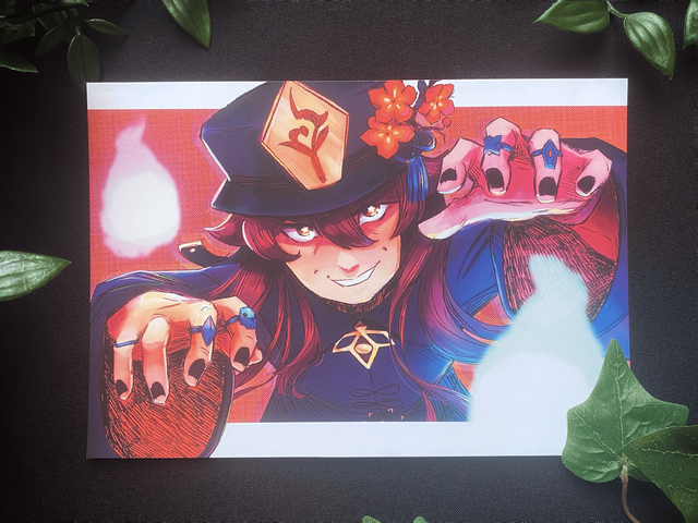 Hu Tao [Genshin Impact] A5 Art Print