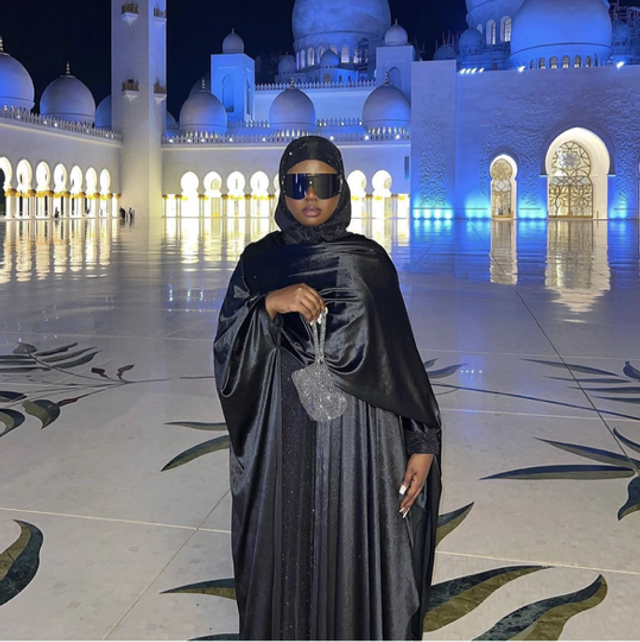 Charcóal Velor Shawl