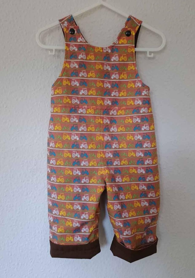 Dungarees - 6-9 mth (8 kg).   Small tractors