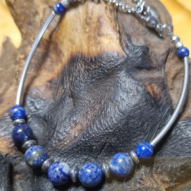 Jumelle élégante Lapis-lazuli