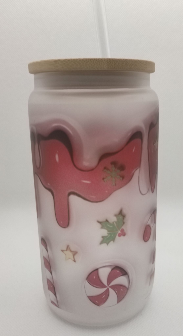 Gobelet verre avec couvercle 