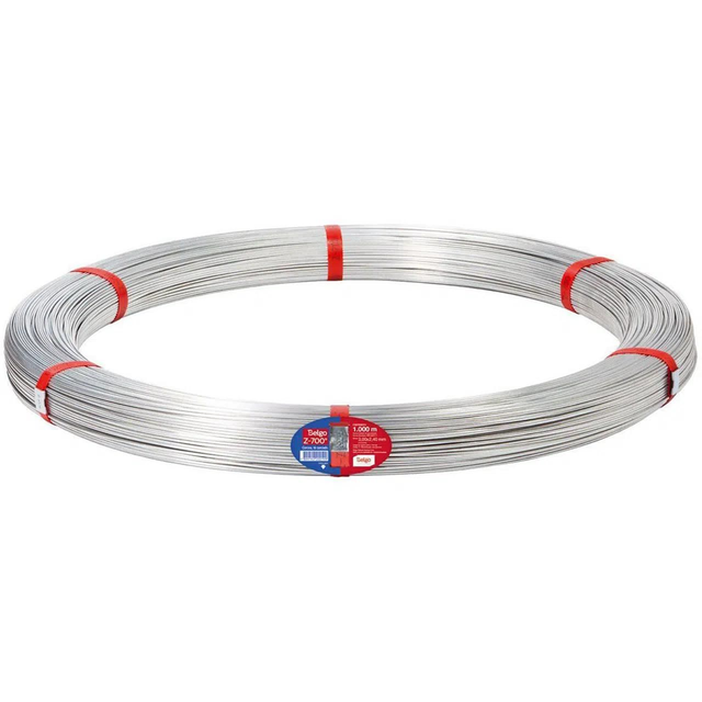 Arame Liso para Cerca de Aço Zincado Ovalado Belgo 1000m 15x17 Z-700