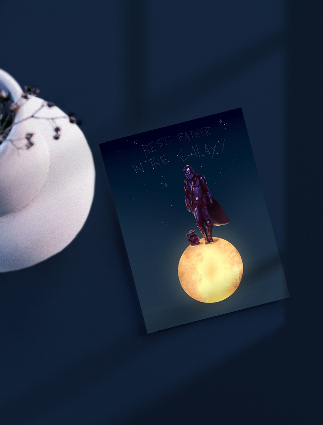 Ilustración Mandalorian