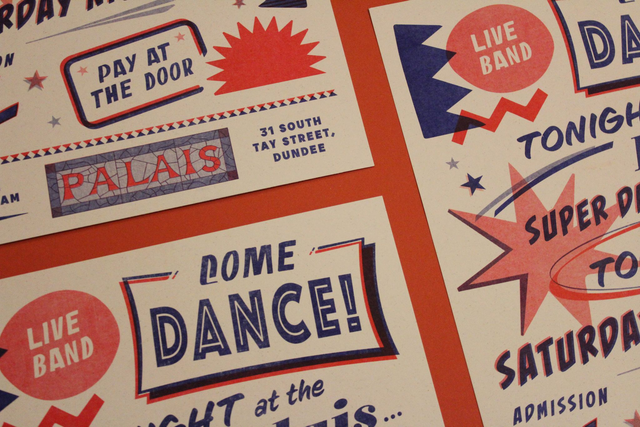 Dancin at the Palais | A3 Risograph Print