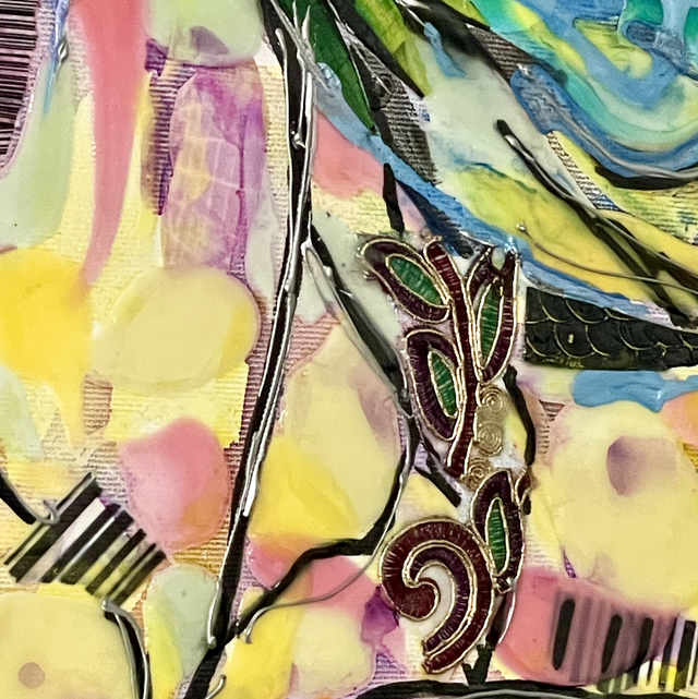 Androïd in Love - 50x50cm - 2024