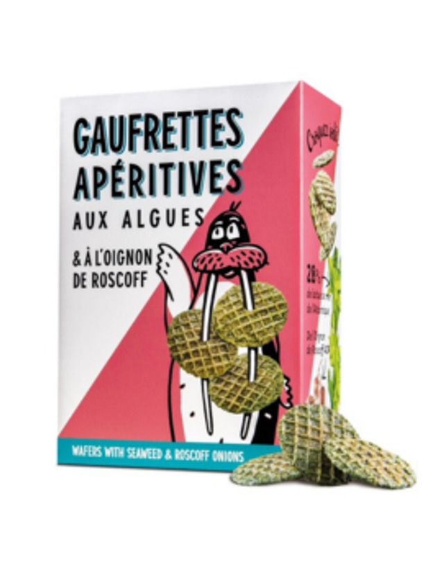 Gaufrettes apéritives aux algues - 40g Bord à Bord