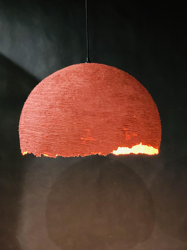 SKRUPKA Lichterkette ""großes Rot"""