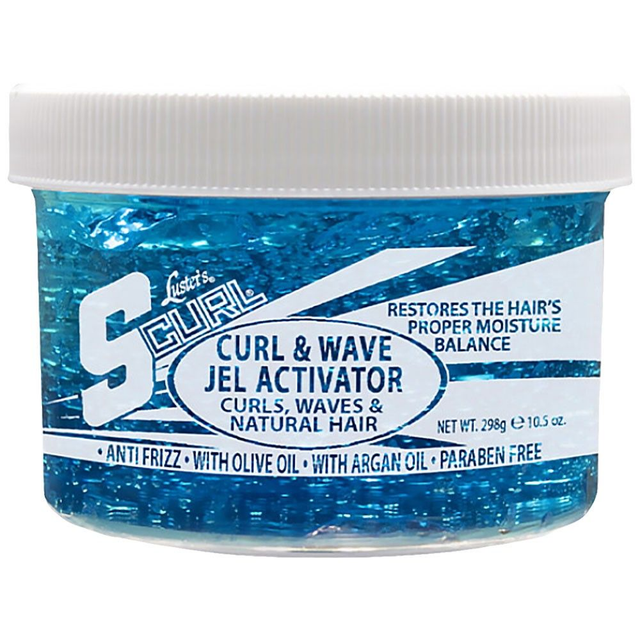 Luster’s S-Curl Wave Gel Activator – Locken- &amp; Wellen-Aktivator Gel – Blue – 10.5 oz / ca. 298 g