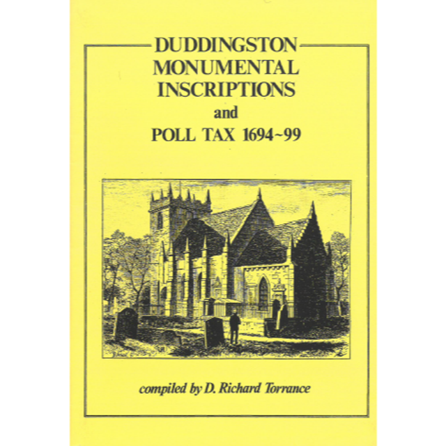 Duddingston, Midlothian Monumental Inscriptions