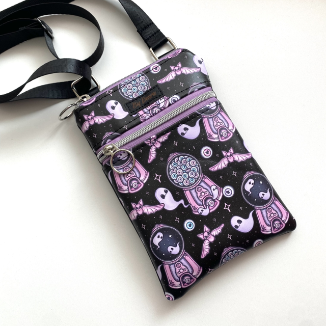 Ghosts and Gumballs Crossbody Phone Bag 