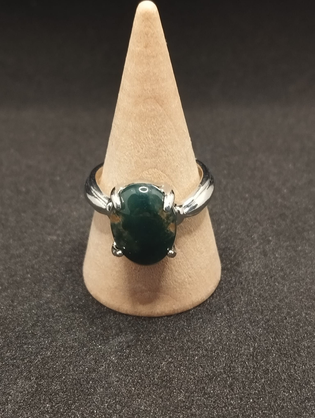 Bague en fluorite verte