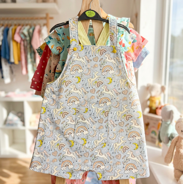 Unicorn Playsuit - 4/5 years