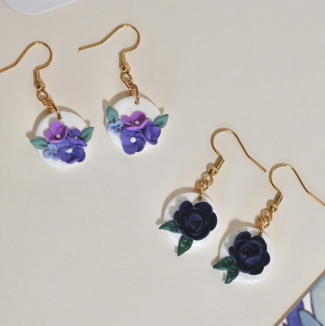 Boucles Hortensias - Petit Modèle 