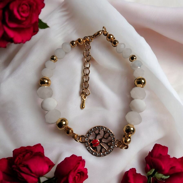 Bracelet Femme perles de Cristal – Modèle Unique