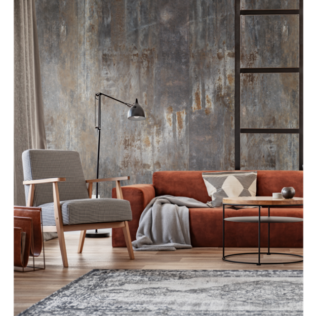 Wandpaneele wasserfest Native Steel 123x280 Braun