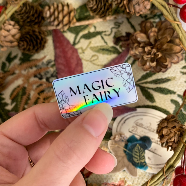 Sticker Holographique - Magic Fairy fleur