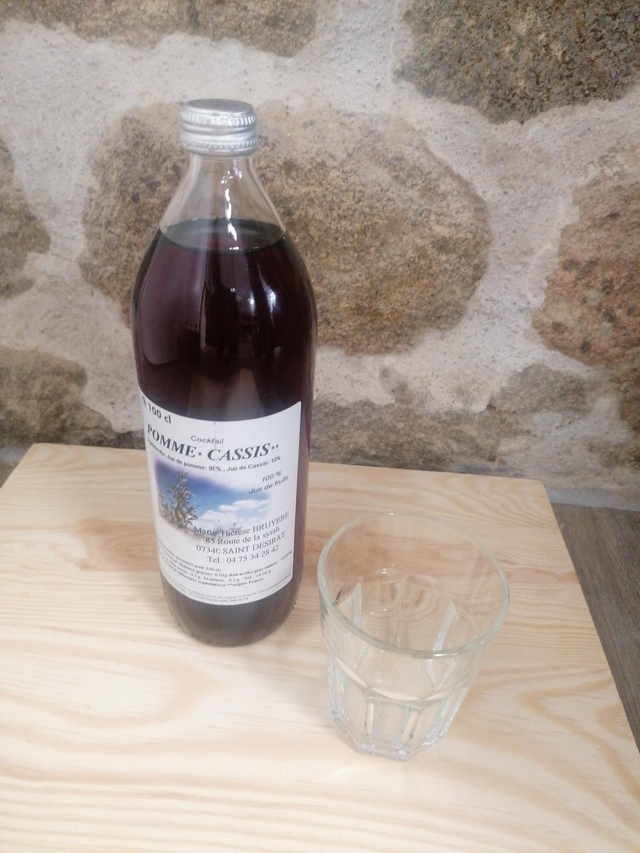 Ju de Pomme Cassis 1l