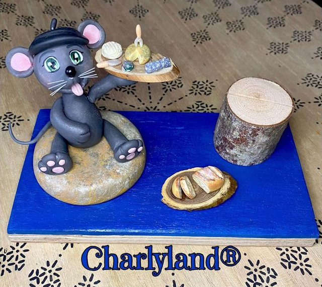 Porte-cartes -Mon métier en scène: Chocolatier/fromager/fleuriste