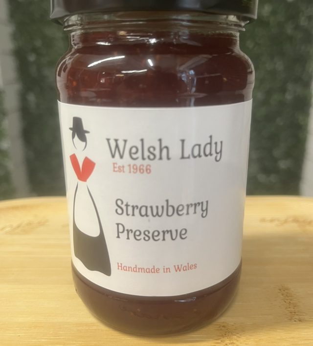 Welsh Lady Strawberry preserve 340g