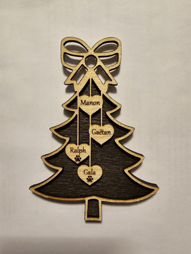 Décoration de sapin