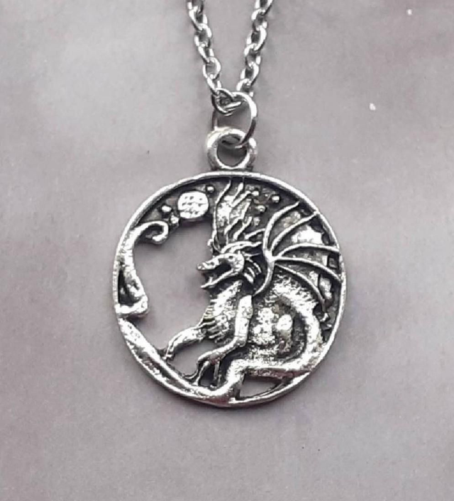 Mystical Dragon Necklace 