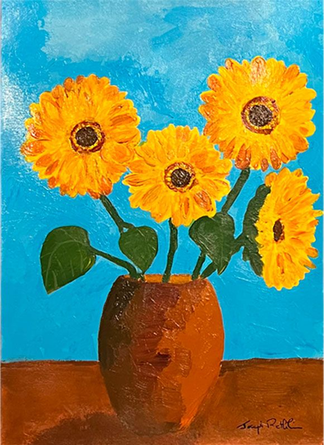 "Les tournesols" par Joseph Rethlin