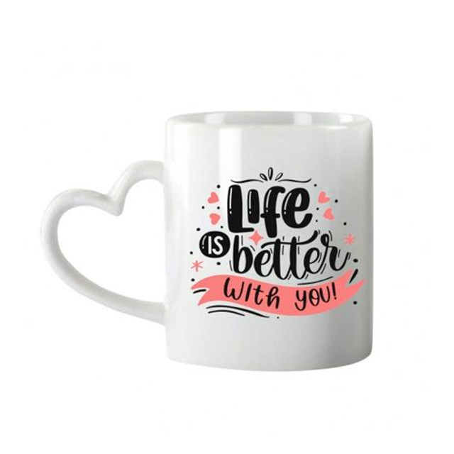 Taza asa  de corazón