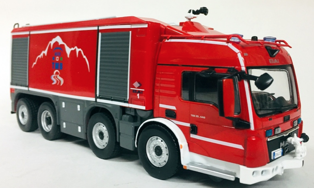 MAN TGS Proteus Tunnel Fire / Foam Truck 1:43 IXO